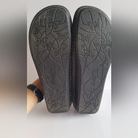 Alegria Valerie Women's Tan Leather Sandals 42 - Picture 5 of 11